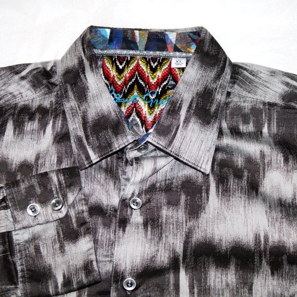 Robert Graham Long Sleeve Button Front Shirt - Picture 4 of 11